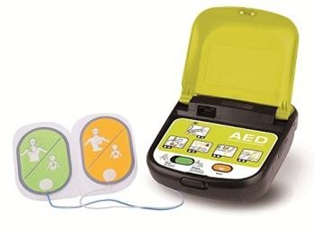 defibrillatore aperto